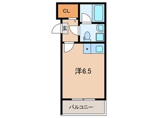 ルクレ三田の物件間取画像